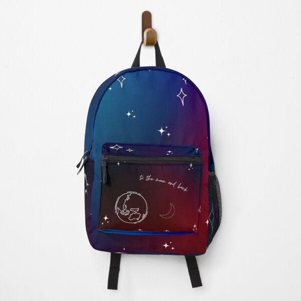 Item preview, To the moon and back colorful astronomy stars design with earth, moon and stars designed and sold by BumbleVee ☀️.
