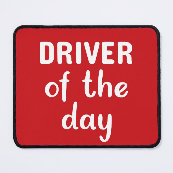 Item preview, Driver of the day - V2 (White - Red BG) designed and sold by FilipeFerreira.