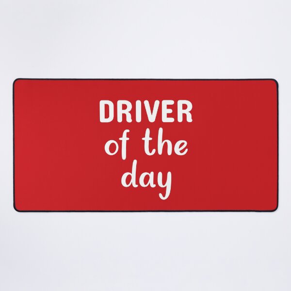 Item preview, Driver of the day - V2 (White - Red BG) designed and sold by FilipeFerreira.