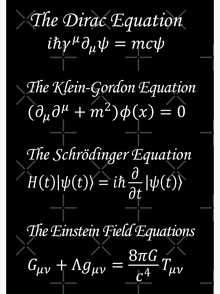 Theoretical Physics Equations