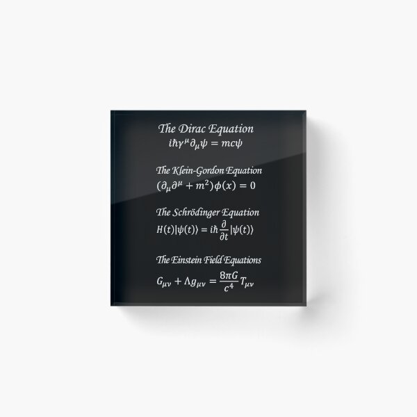 Item preview, Theoretical Physics Equations designed and sold by ScienceCorner.