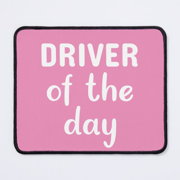 Item preview, Driver of the day - V2 (White - Pink BG) designed and sold by FilipeFerreira.