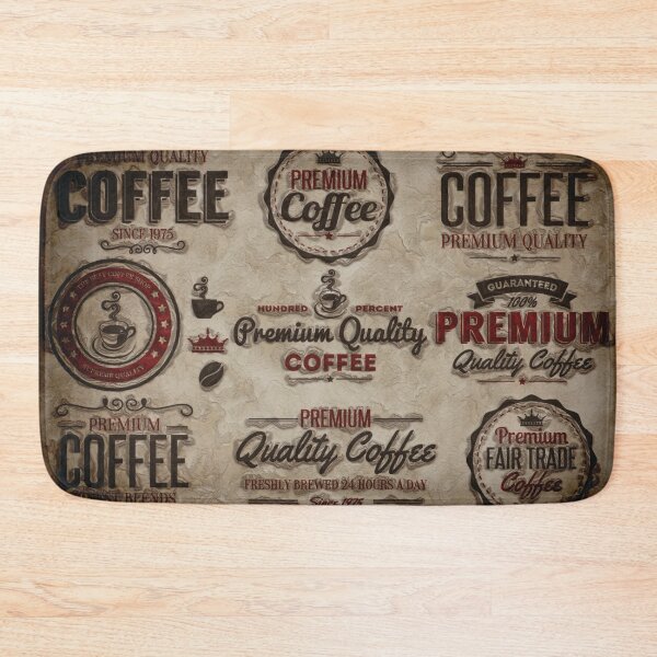 Item preview, Retro Coffee Labels for Coffee Lovers designed and sold by NaturePrints.