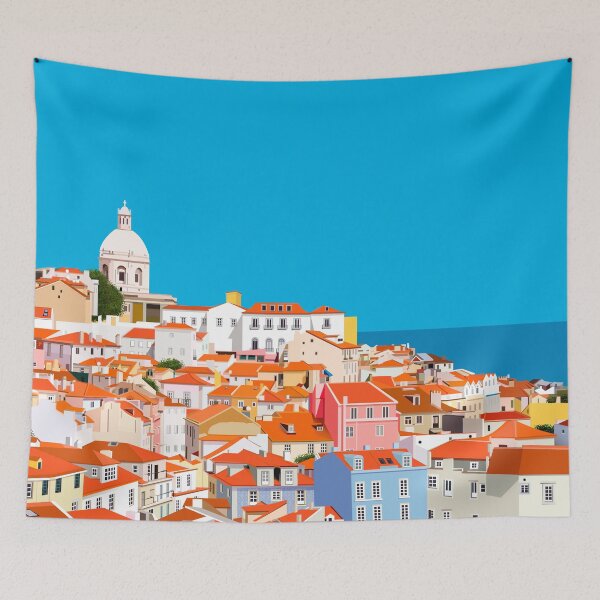 Item preview, Lisbon and Tagus River designed and sold by IsabelSalvador.