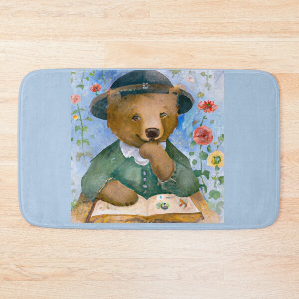 Item preview, Watercolor brown grizzly bear,Bear lover, Mama Bear, Bear Christmas, Bear animal lover gift, Wildlife animal lover, Funny cute bear nursery art designed and sold by Artsareus.