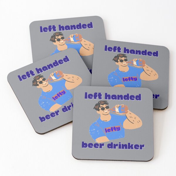 Item preview, Left handed beer drinker designed and sold by LaylaEvans1.