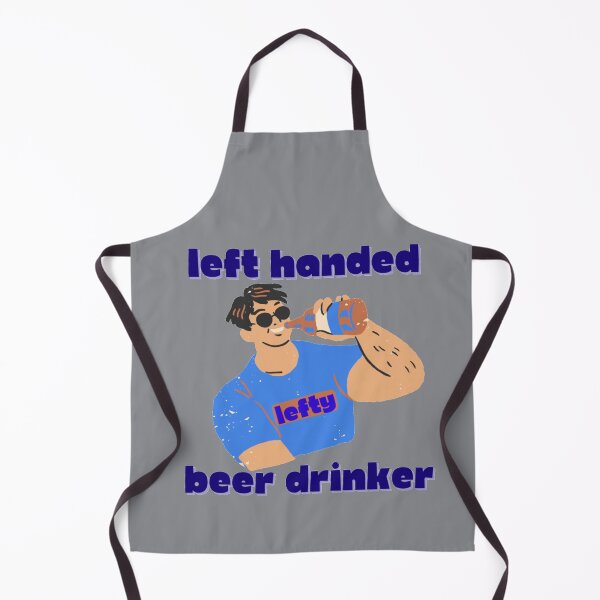 Item preview, Left handed beer drinker designed and sold by LaylaEvans1.