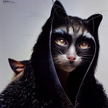 Artwork thumbnail, Cybermonk cat by osssoconcept