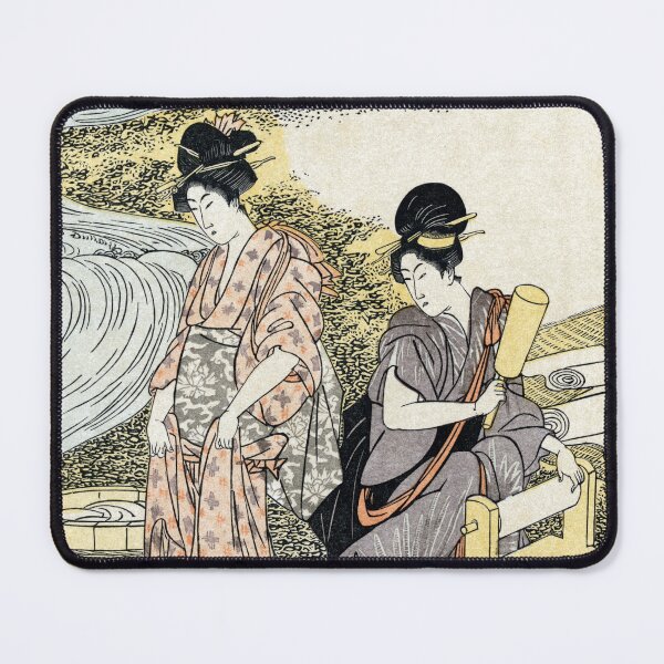 Item preview, 18th C. Japanese Women Washing Linen designed and sold by historicimage.