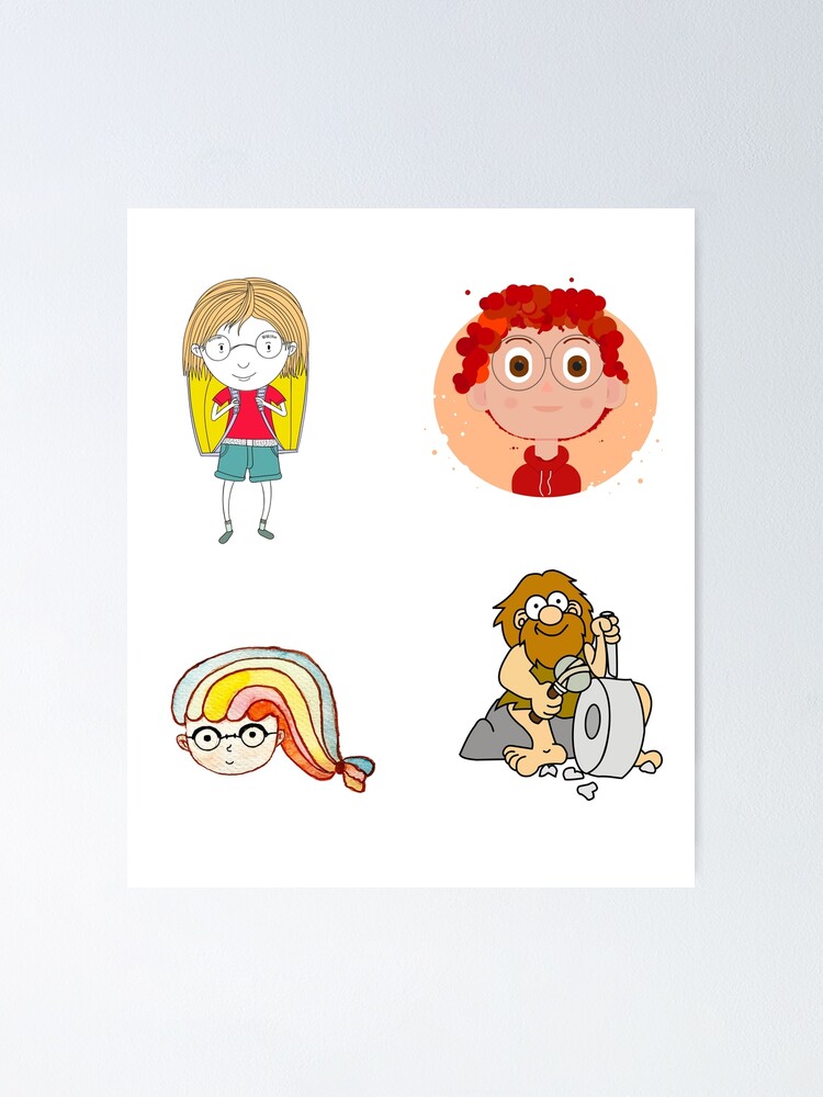 Thumbnail 1 of 3, Poster, Children Sticker Pack designed and sold by GypsyWay.