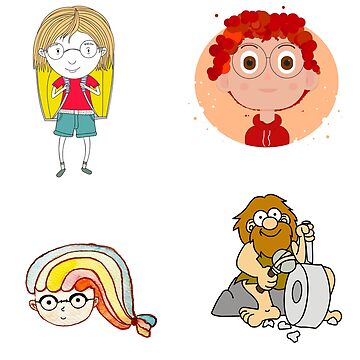 Artwork thumbnail, Children Sticker Pack by Dikshant Goyal