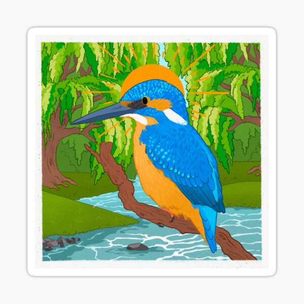 Item preview, Eurasian kingfisher designed and sold by MrMackerel.