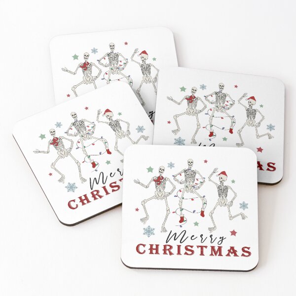 Item preview, Merry Christmas Funny Dancing Christmas Skeletons designed and sold by Ralu04.