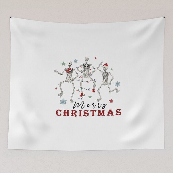 Item preview, Merry Christmas Funny Dancing Christmas Skeletons designed and sold by Ralu04.