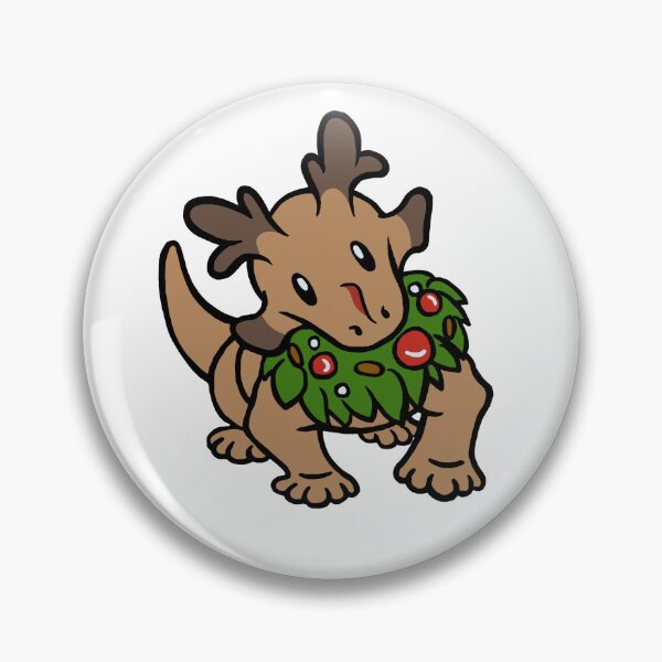 Item preview, Christmas Estemmenosuchus designed and sold by SavannahSciArt.