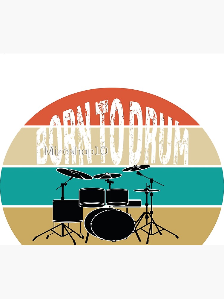 " Born To drum drumsticks" Poster for Sale by Redbubble