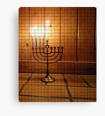 Chanukah Menorah Canvas Print