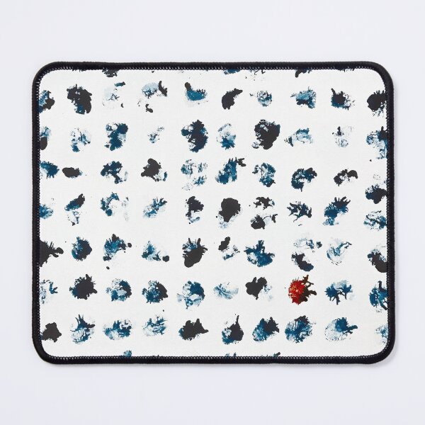 Item preview, Ink Blot Stamp Abstract MCM Painting designed and sold by lelenator.