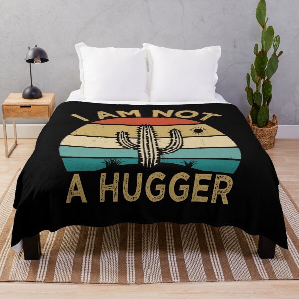 Item preview, Funny Cactus - Funny not a hugger designed and sold by TheBestArt2022.