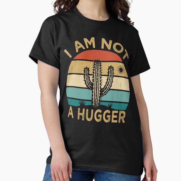 Item preview, Funny Cactus - Funny not a hugger designed and sold by TheBestArt2022.