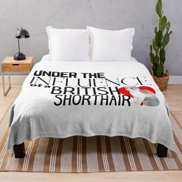 Item preview, Under the Influence of a British Shorthair Cat designed and sold by It's On Backwards.