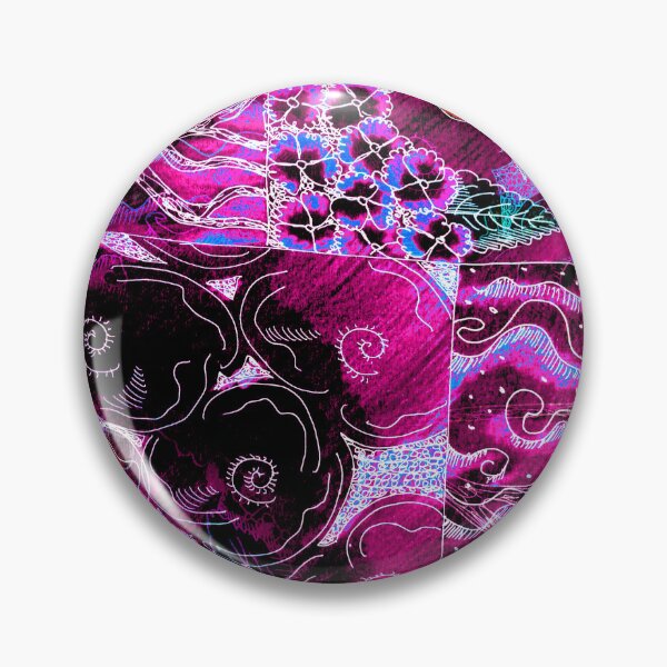 Item preview, flowers in beetroot and blue designed and sold by Nickdavisinghe.