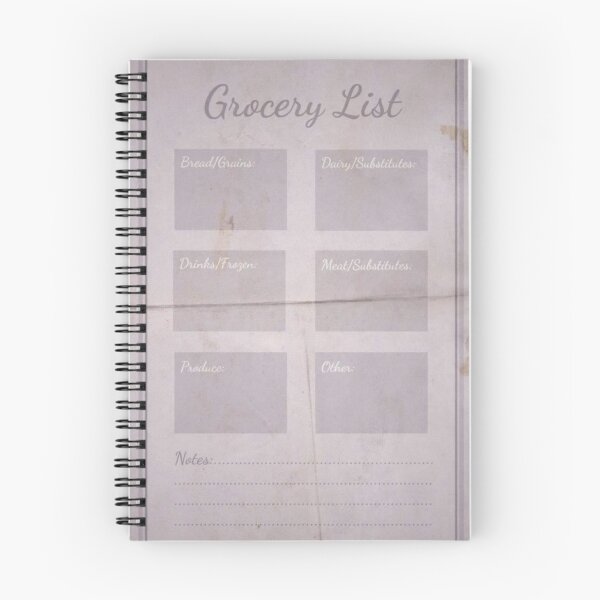 Item preview, Vintage Style Grocery List designed and sold by sam7707.