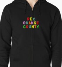 REX ORANGE COUNTY TSHIRT Zipped Hoodie