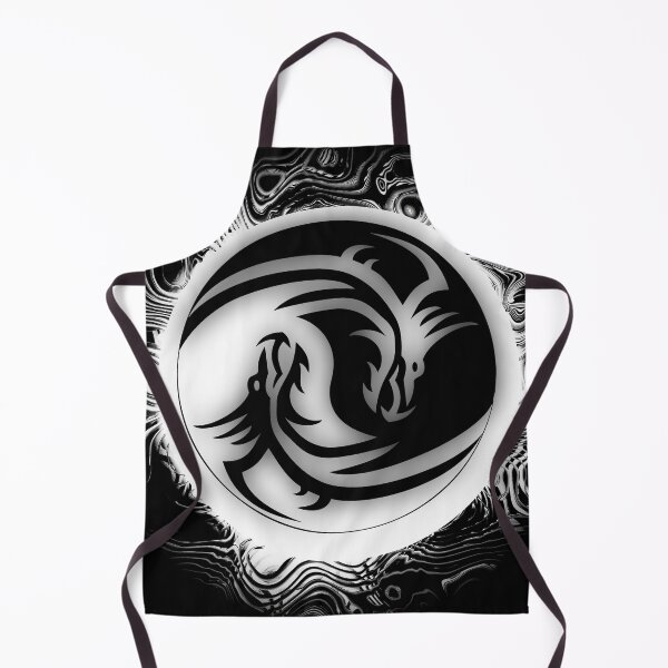 Item preview, Yin and Yang Dragons Black and White designed and sold by NaturePrints.