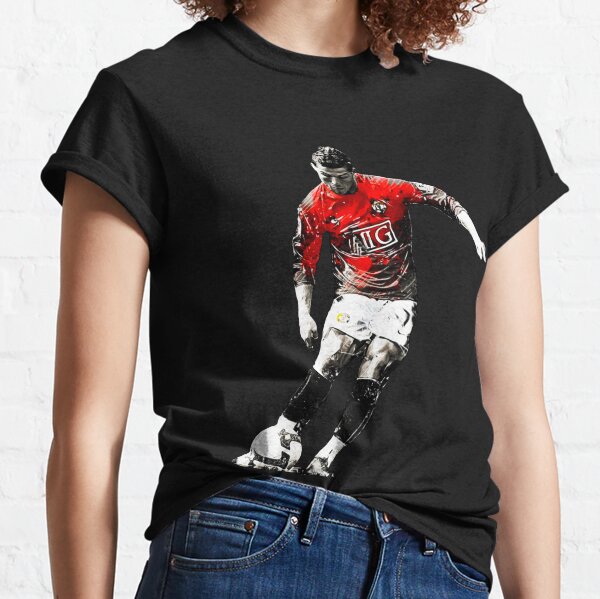 Vista previa del artículo con la obra «Cristiano Ronaldo Manchester 2008», diseñado y vendido por KuayStore.