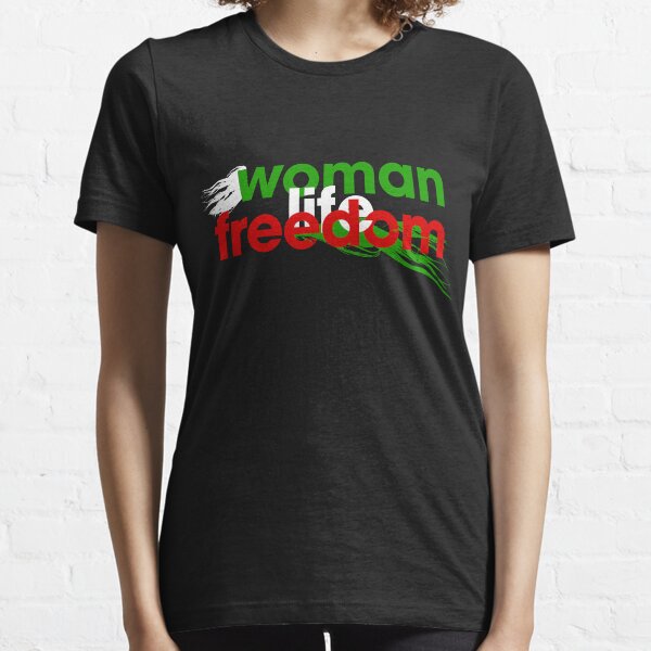 Woman Life Freedom زن زندگی آزادی Essential T-Shirt