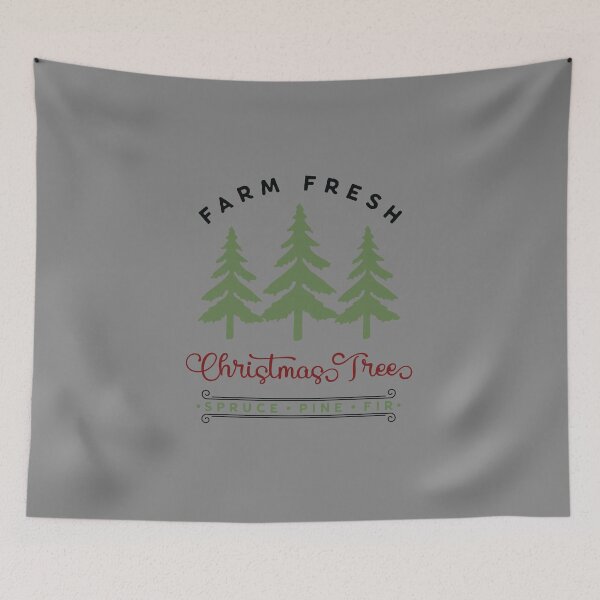 Item preview, farm fresh christmas tree spruce pine fir  designed and sold by NAZIMNADIR.
