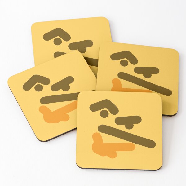 Item preview, Emote Thonk Thinking Emoji Face Meme Thonking designed and sold by fomodesigns.