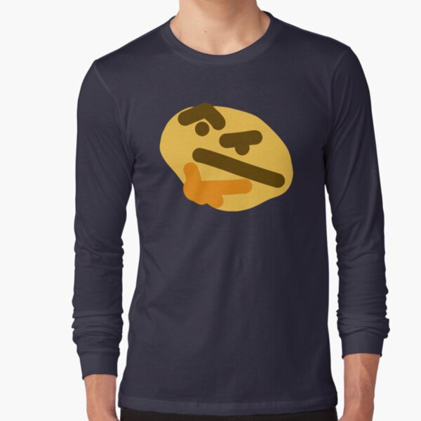 Thonking Thinking Emoji Face Meme Thonk Poster for Sale by fomodesigns in  2023