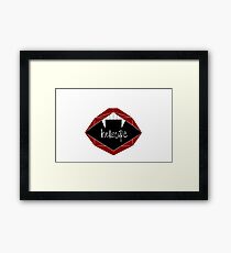 hellscape_white Framed Print