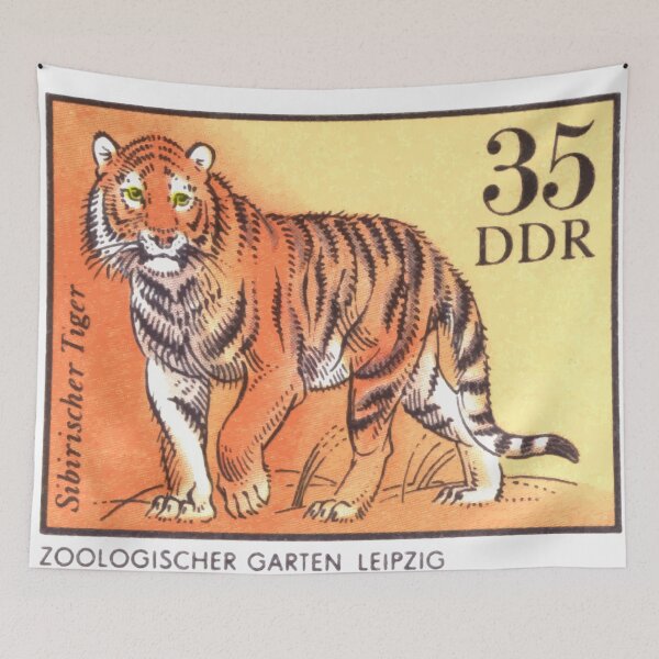 Item preview, 1975 East Germany Zoo Tiger Postage Stamp designed and sold by retrographics.