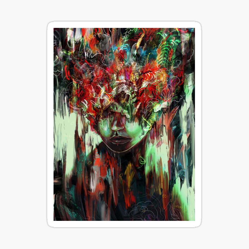 Chaotic Mind Art Board Print