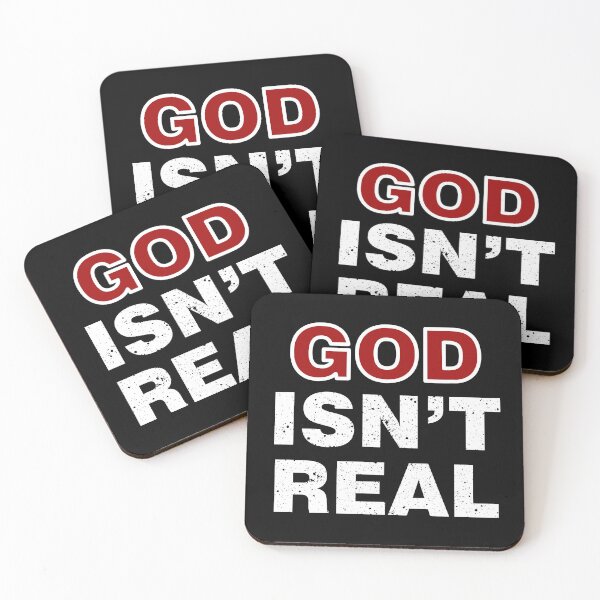 Item preview, God Isn't Real designed and sold by Hellbilly Designs.