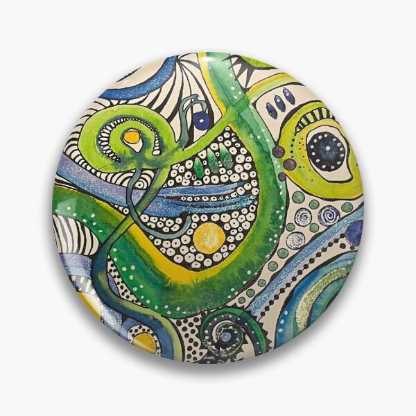 Item preview, Pattern green-blue-yellow designed and sold by Moeppe.