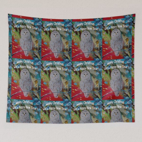 Item preview, White owl. Christmas design designed and sold by Lovemydesigns.