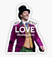 I just really love Christian Borle Sticker