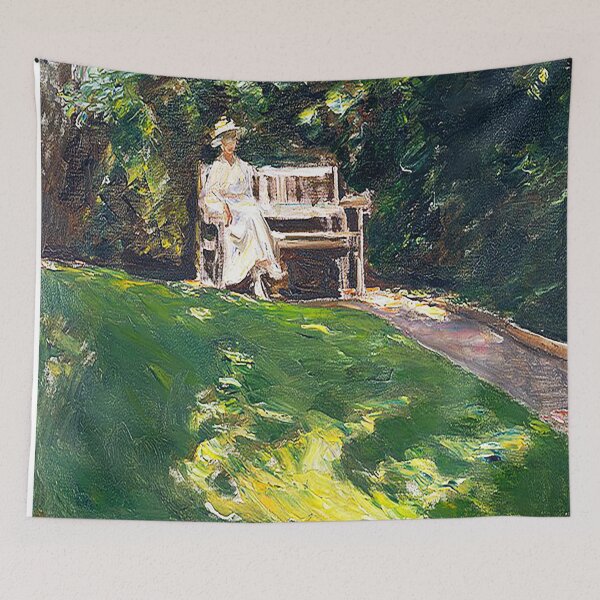 Item preview, Liebermann Max Die Gartenbank designed and sold by MARWA-STORE.