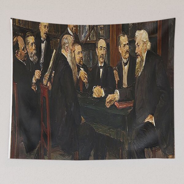 Item preview, Max Liebermann Der Hamburgische Professorenkonvent designed and sold by MARWA-STORE.