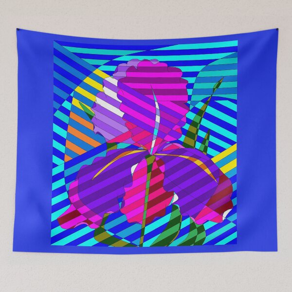 Item preview, A Large Iris with Sun Rays designed and sold by judy snyder.