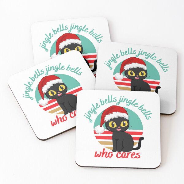 Item preview, Jingle bells jingle bells who cares, funny sarcastic christmas cat designed and sold by reka88.