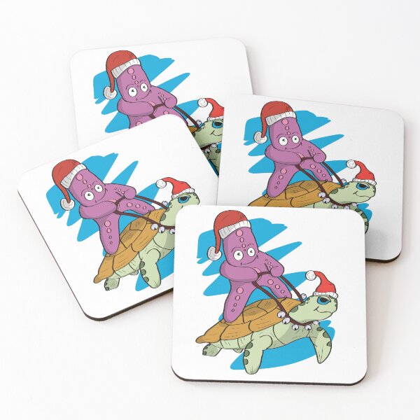 Item preview, Beach Christmas Starfish and Sea Turtle Surfing  designed and sold by JonnyVsTees.