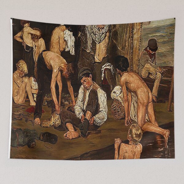 Item preview, Max Liebermann Im_Schwimmbad (1875-77) designed and sold by MARWA-STORE.