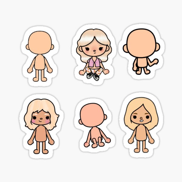 "Toca boca " Sticker for Sale by Gamehamza | Redbubble