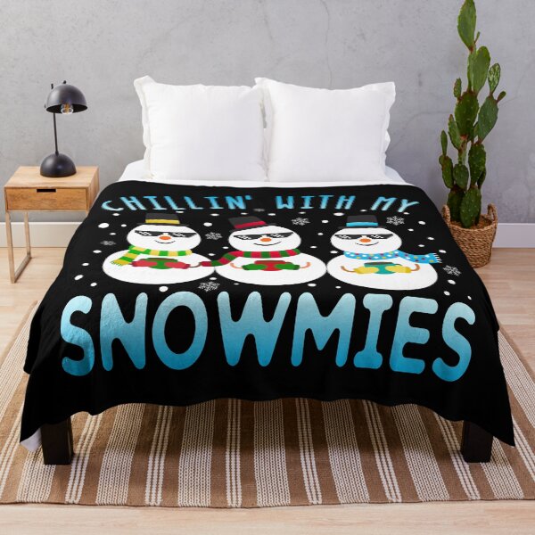 Item preview, Chillin' With My Snowmies Funny Christmas Pun designed and sold by Hommie9977.