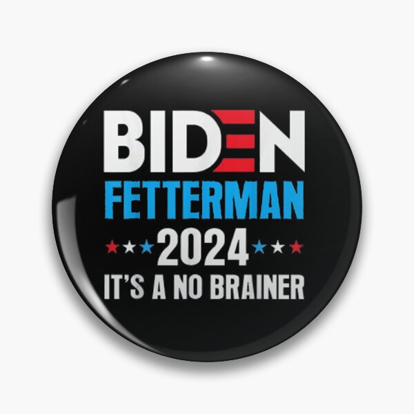 Item preview, Funny Biden Fetterman 2024 It's a No Brainer Political designed and sold by BalaArt.